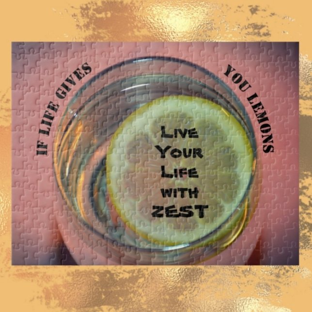 Wenn das Leben dir Lemons Leben mit Zest gibt Puzzle (Von Creator hochgeladen)