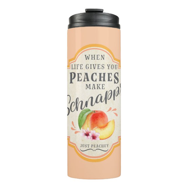 Wenn das Leben dir Pfade gibt Thermosbecher (Vorderseite)