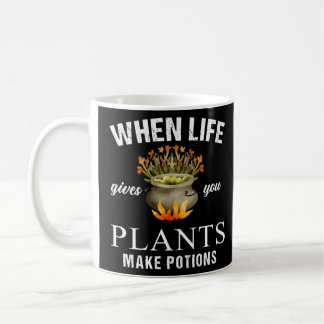 Wenn das Leben dir Pflanze gibt, die Tränke zum Ap Kaffeetasse