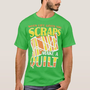 Wenn das Leben dir Risse gibt, mach eine Quilte T-Shirt