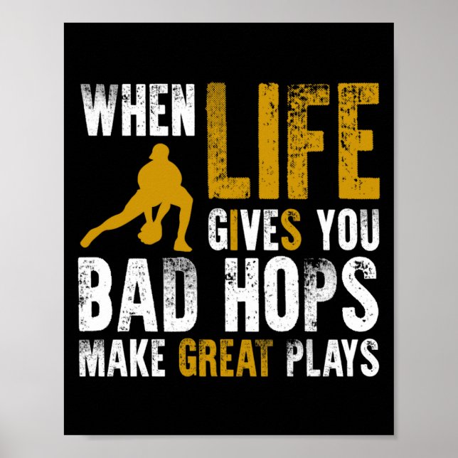 Wenn das Leben dir schlechte Hops gibt, mach großa Poster (Vorne)