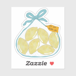 "Wenn das Leben dir Zitronen gibt"-Aufkleber Aufkleber