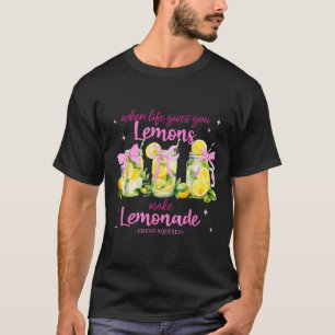 Wenn das Leben dir Zitronen gibt, die Lemonade-Coq T-Shirt