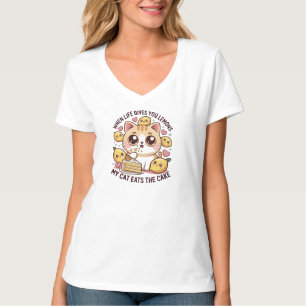 Wenn das Leben dir Zitronen gibt, isst meine Katz T-Shirt