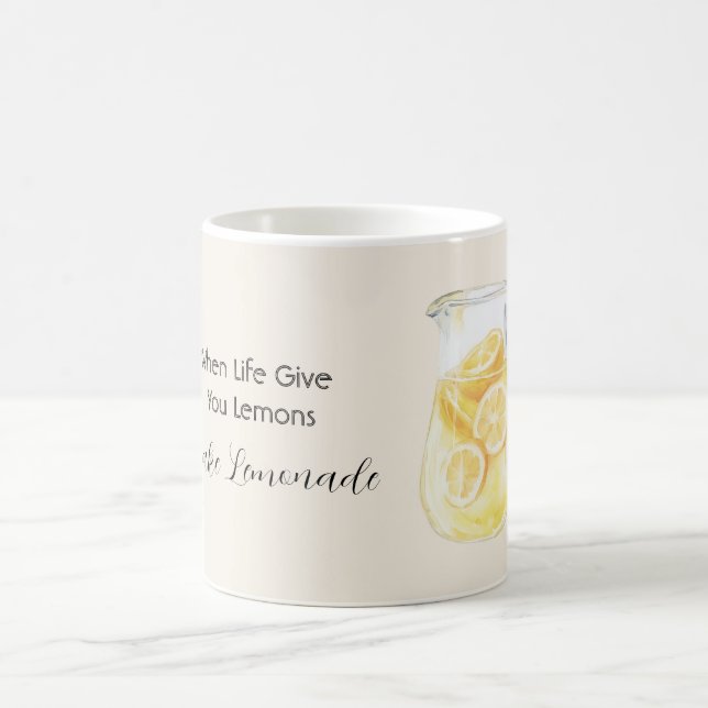 Wenn das Leben dir Zitronen gibt Kaffeetasse (Mittel)
