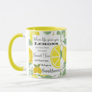 Wenn das Leben dir Zitronen gibt Southern Humor Tasse