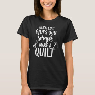 Wenn das Leben einem Scraps gibt, einen quilt nähe T-Shirt