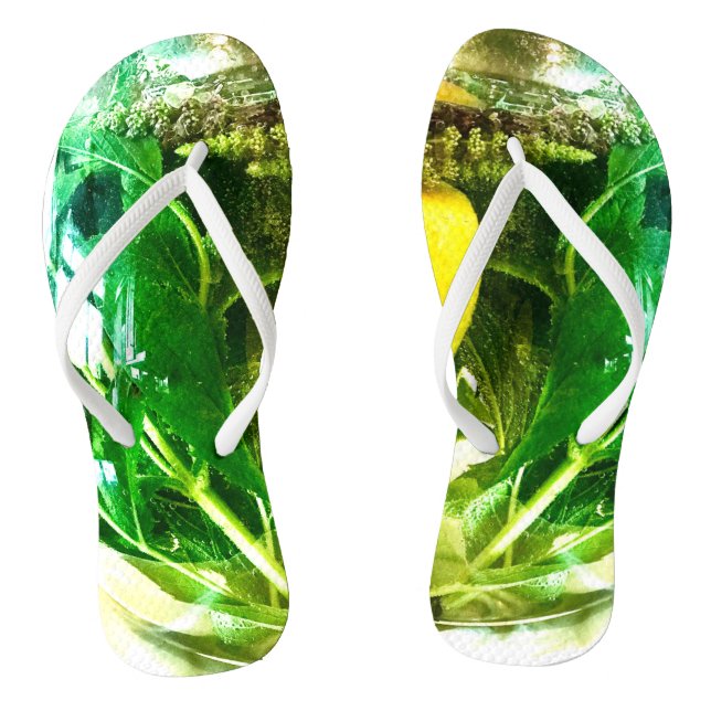 Wenn das Leben einem Zitronen gibt Flip Flops (Fußbett)