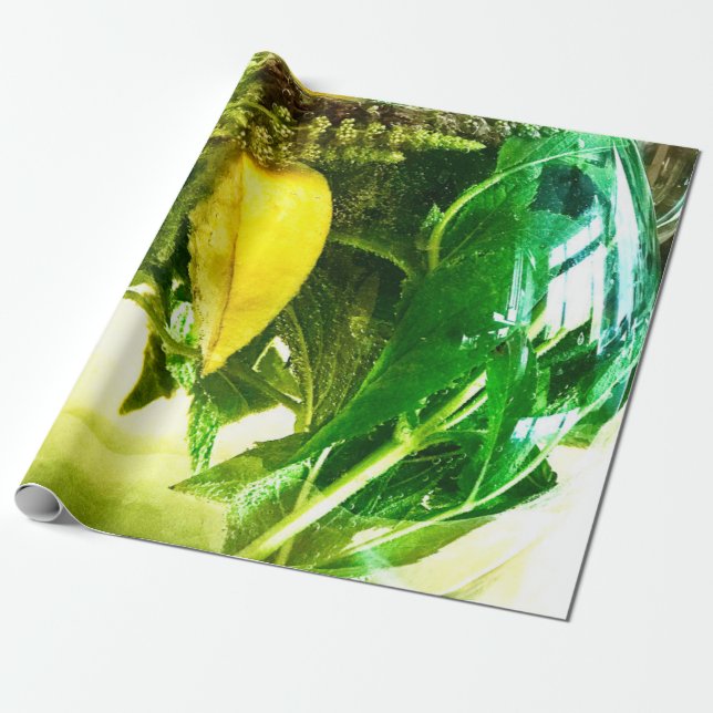 Wenn das Leben einem Zitronen gibt Geschenkpapier (Ungerollt)