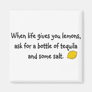 Wenn das Leben einem Zitronen gibt Magnet