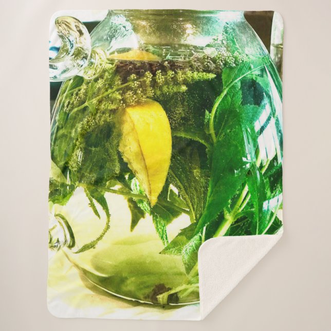 Wenn das Leben einem Zitronensocken gibt Sherpadecke (Vorderseite)