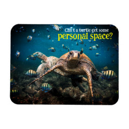 Wenn das Leben hart wird, behalt einfach zu schwim Magnet