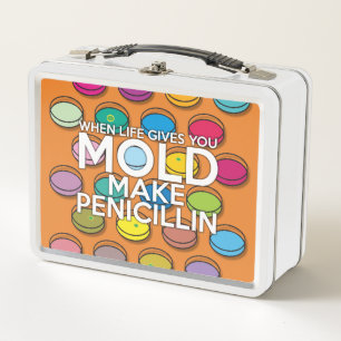 WENN DAS LEBEN IHNEN MOLD Medical Science GIBT Metall Brotdose