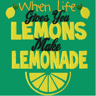 Wenn das Leben Ihnen Zitronen gibt (grün) - in 4 G Freistehende Fotoskulptur