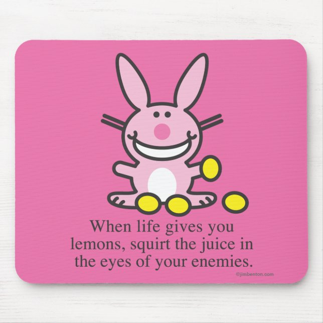 Wenn das Leben Ihnen Zitronen gibt Mousepad (Vorne)