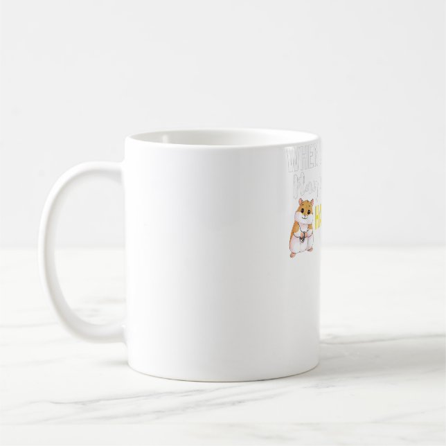 Wenn das Leben unscharf spielt mit einem Hamster Kaffeetasse (Links)