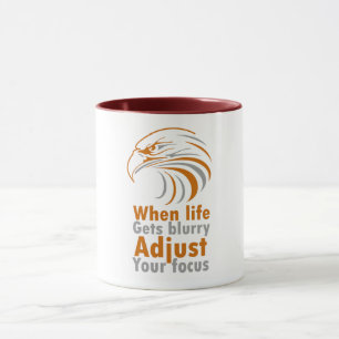 Wenn das Leben verschwommen wird, passen Sie Ihren Tasse