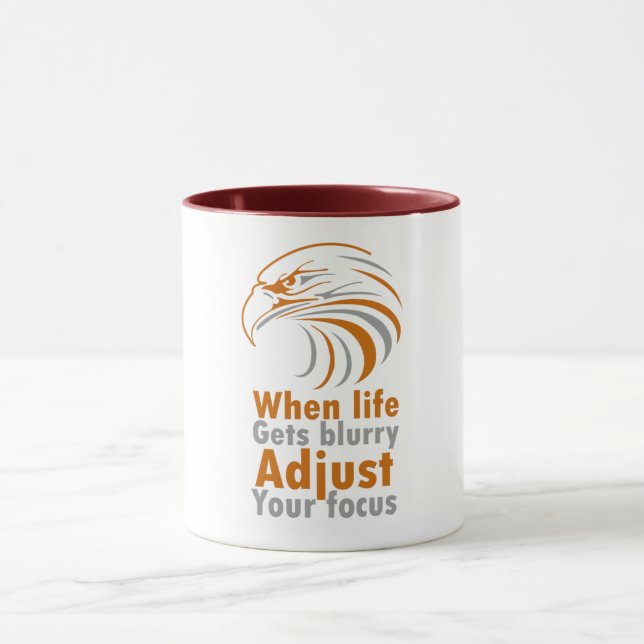 Wenn das Leben verschwommen wird, passen Sie Ihren Tasse (Zentrum)