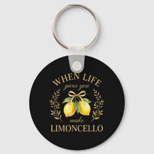 Wenn das Leben Zitronen gibt, mach Limoncello Amal Schlüsselanhänger