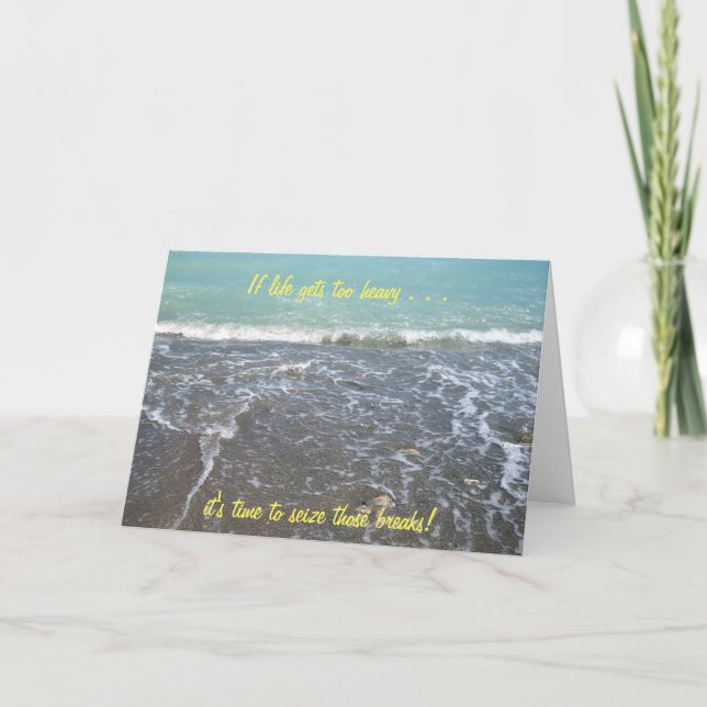 Wenn das Leben zu schwer wird Inspirationskarte (2 Karte (Vorderseite)