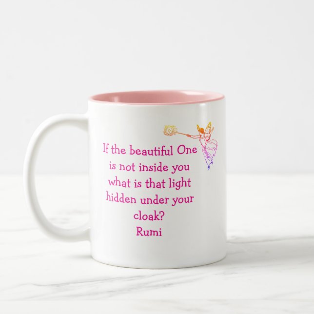 Wenn das schöne eins - Rumi Zweifarbige Tasse (Links)