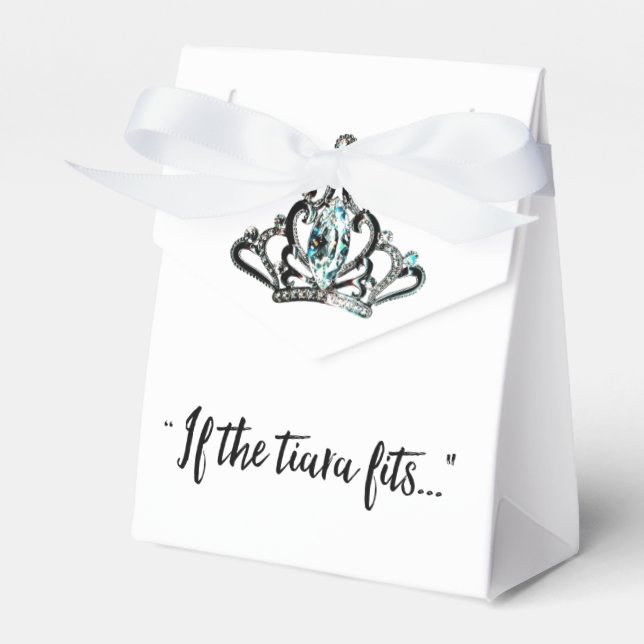 "Wenn das Tiara passt...!" Geschenkschachtel (Vorderseite)