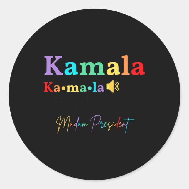 Wenn das zu schwer zu verkünden ist, dann versuche runder aufkleber (Vorderseite)