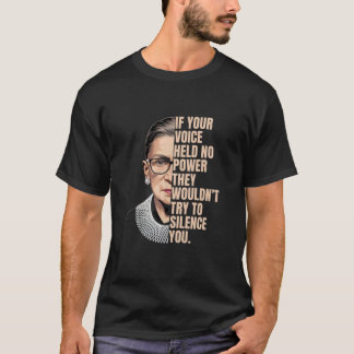 Wenn deine Stimme keine Macht hätte, würden sie ni T-Shirt