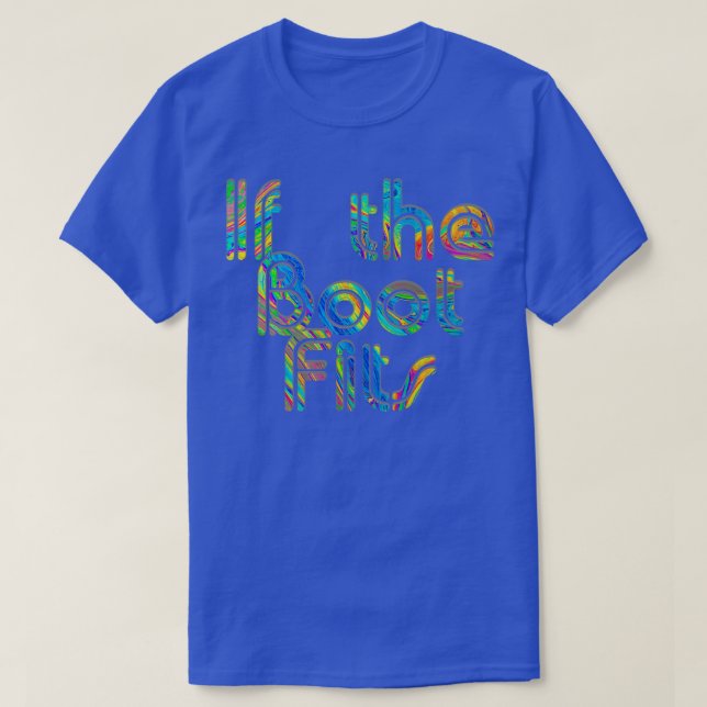 Wenn der Boot-Wert passt T-Shirt (Design vorne)
