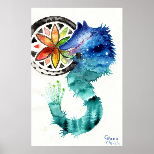wenn der dakische Wolf vermisst ist Poster (Vorne)