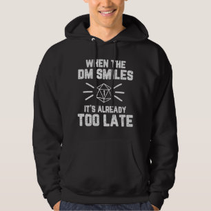 Wenn der DM RPG-Nerd lächelt Hoodie