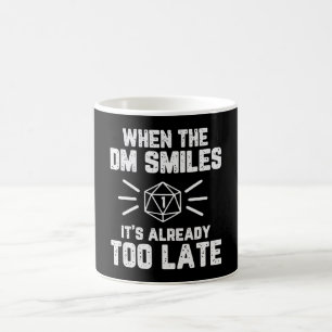 Wenn der DM RPG-Nerd lächelt Kaffeetasse