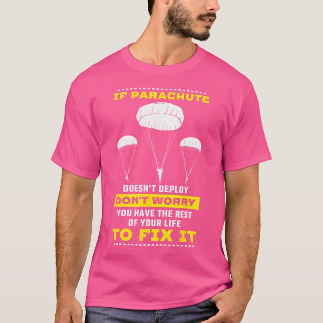 Wenn der Fallschirm nicht eingesetzt wird, mach di T-Shirt (Vorderseite)
