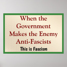 Wenn der Feind Antifaschist ist Poster
