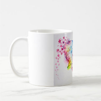 Wenn der Frühlingstag die Winternacht trifft Kaffeetasse