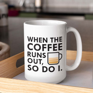 Wenn der Kaffee aus der Tasse läuft