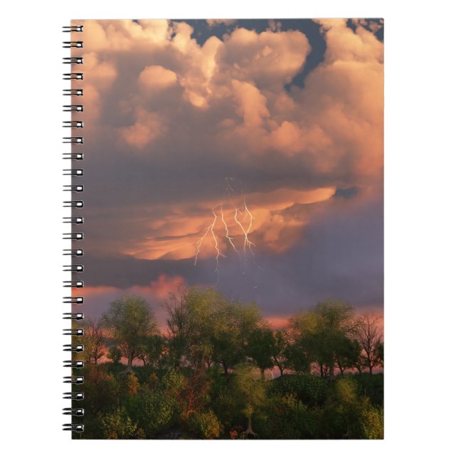 Wenn der März sein HornNotebook bläst Notizblock (Vorderseite)