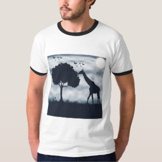 Wenn der Mond zur Giraffe flüstert T-Shirt