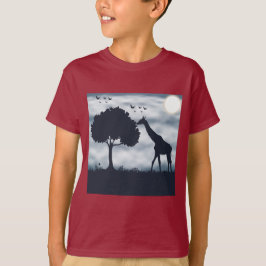 Wenn der Mond zur Giraffe flüstert T-Shirt