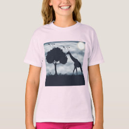 Wenn der Mond zur Giraffe flüstert T-Shirt