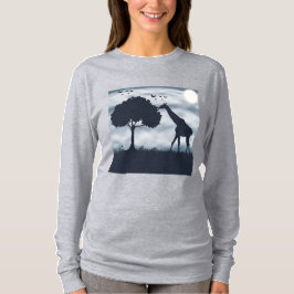 Wenn der Mond zur Giraffe flüstert T-Shirt