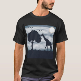 Wenn der Mond zur Giraffe flüstert T-Shirt