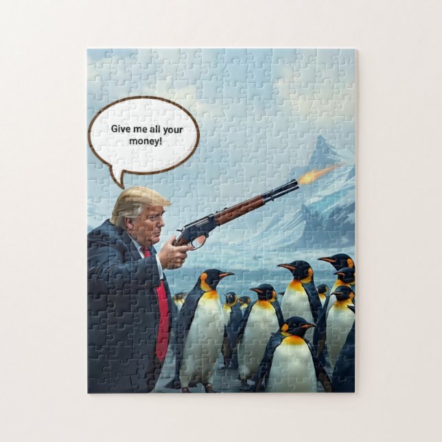 Wenn der Präsident dumm ist Puzzle (Vertikal)