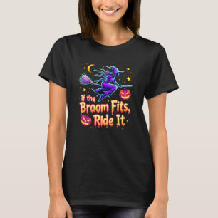 Wenn der Raum passt zu Reiten Es Halloween-Design T-Shirt