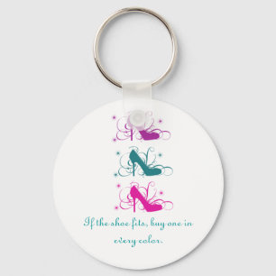 Wenn der Schuh den Schlüsselanhänger anpasst