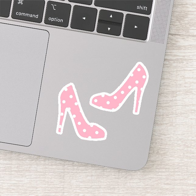 Wenn der Schuh rosa passt Aufkleber (Detail)