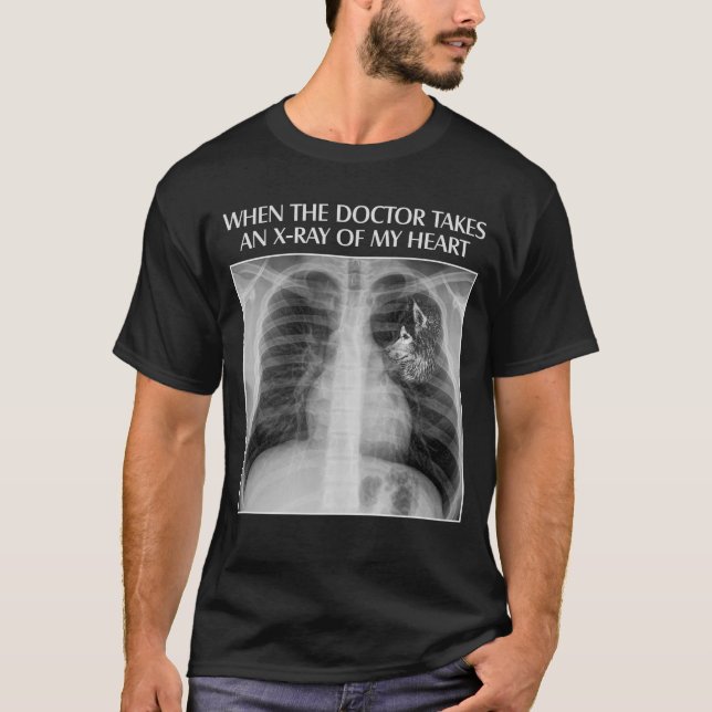 Wenn der Strahl Doktors Takes An X meines Herzens T-Shirt (Vorderseite)
