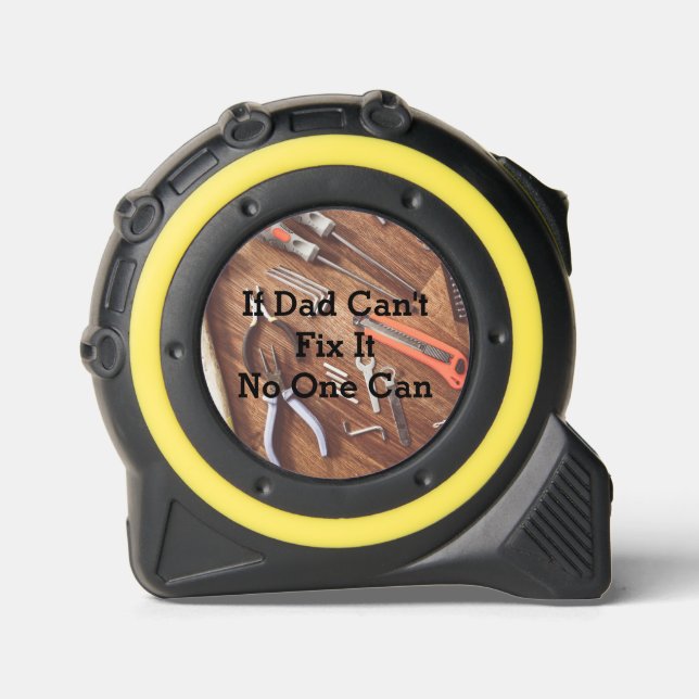 Wenn der Vater die Messung nicht verkleben kann Maßband (Vorderseite)