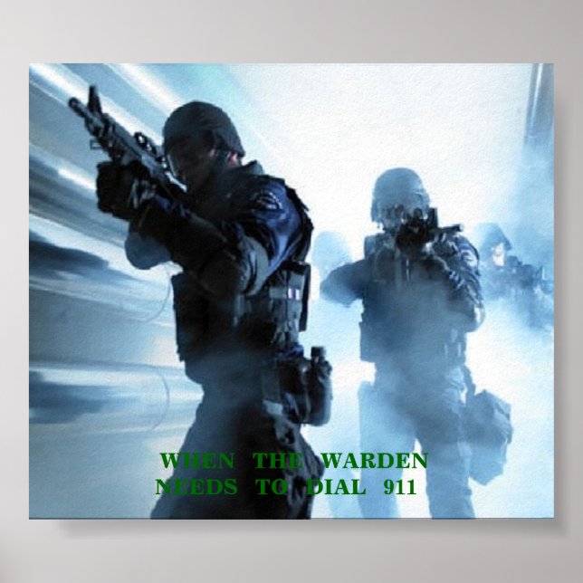 WENN DER WARDEN DIR... POSTER (Vorne)
