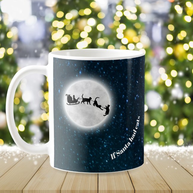 Wenn der Weihnachtsmann einen lustigen Weihnachtsf Kaffeetasse (Von Creator hochgeladen)